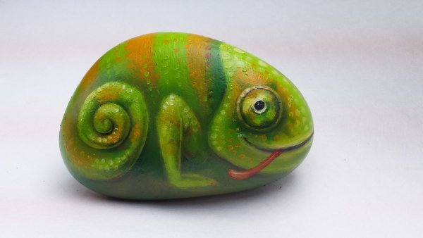 Черепаха на Камне акрилом