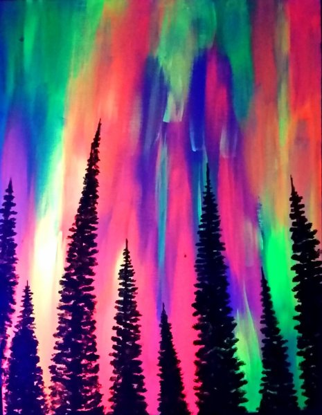 Неоновая живопись