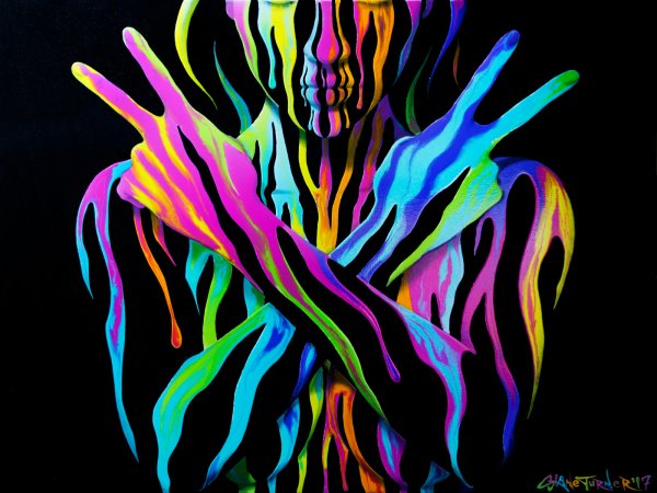 Неоновая живопись