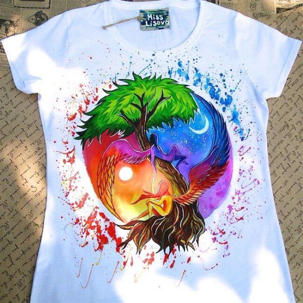 Разрисованные футболки