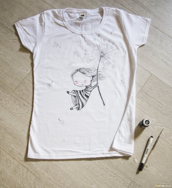 Рисование маркерами на футболках