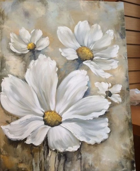 Интерьерные картины акрилом