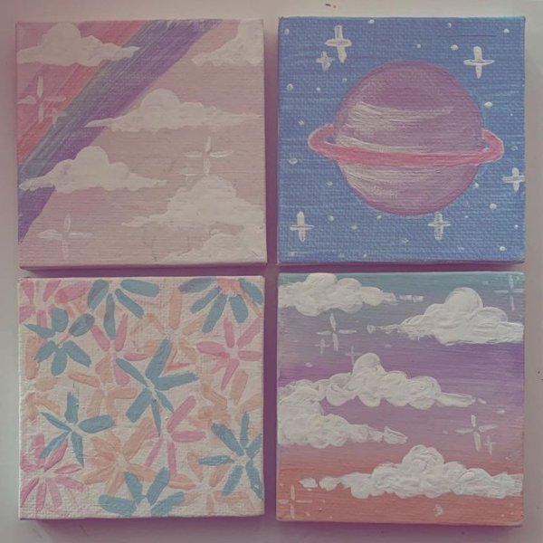 Рисунки гуашью Эстетика