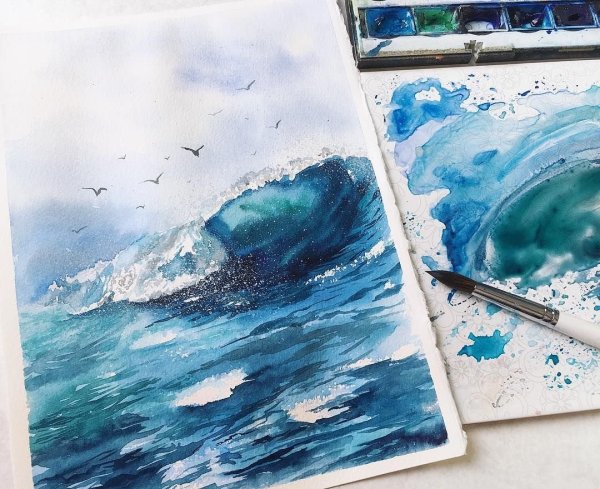 Рисование акварелью