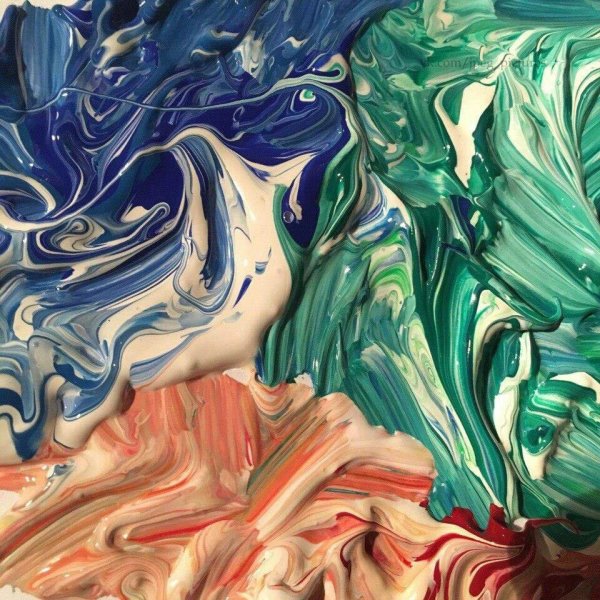 Фактуры гуашью