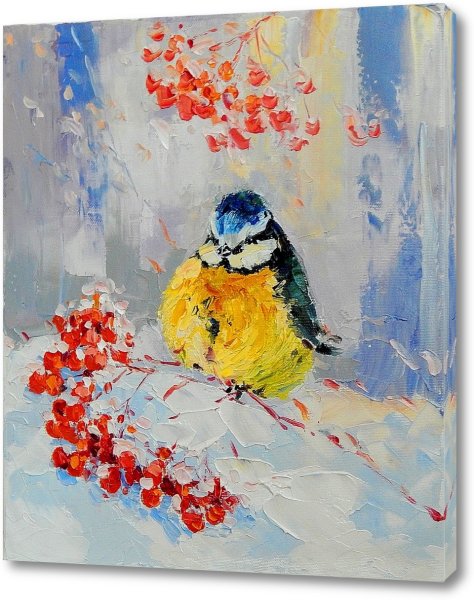 Синица живопись