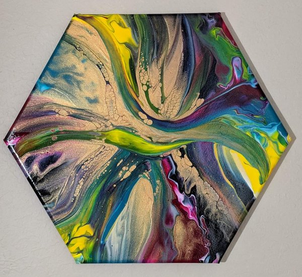 Флюид акриловая краска для холста