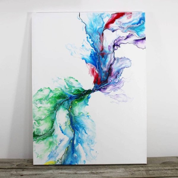 Интерьерная живопись в стиле Art- Fluid