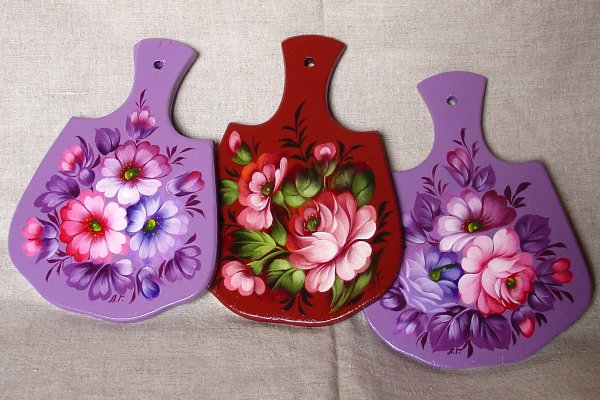 Роспись по дереву Жостовская роспись