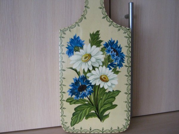 Роспись кухонной доски