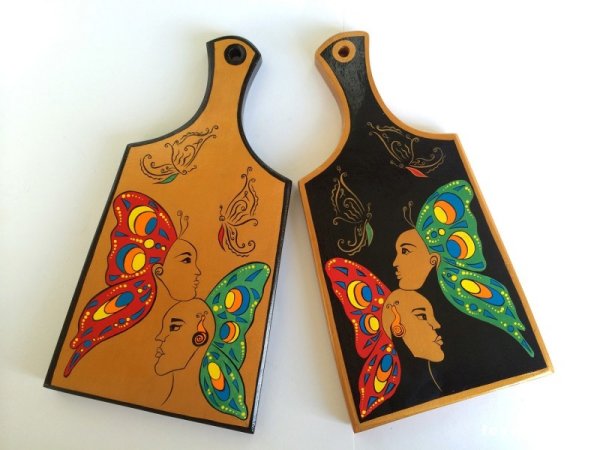 Роспись кухонной доски