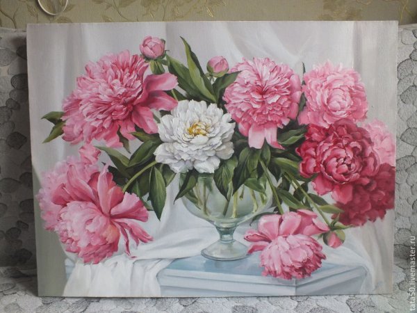 Художник Кулигина Татьяна картины пионы