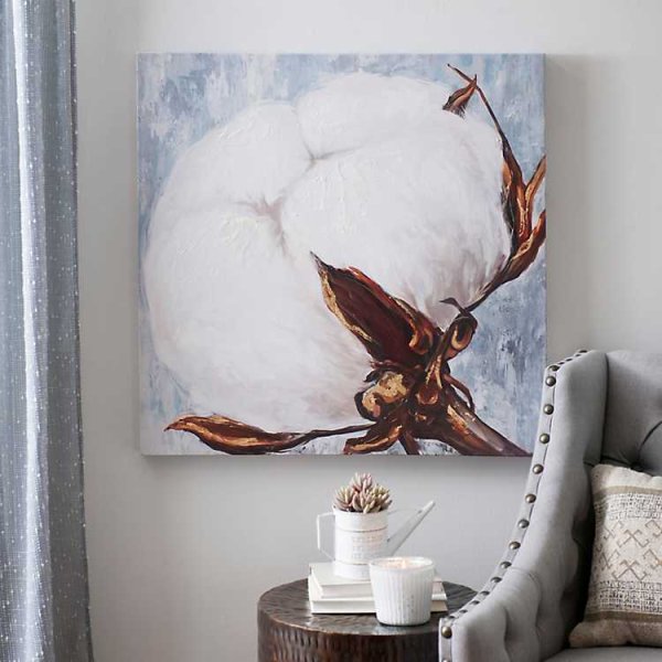 Интерьерная живопись хлопок