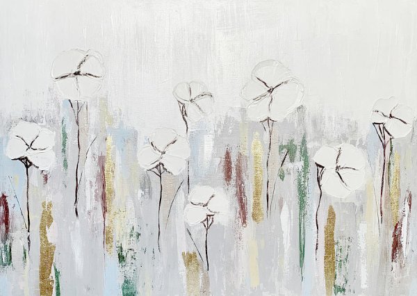 Картины абстракция в светлых тонах