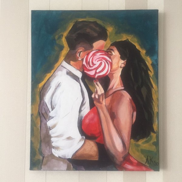 Картина с поцелуем