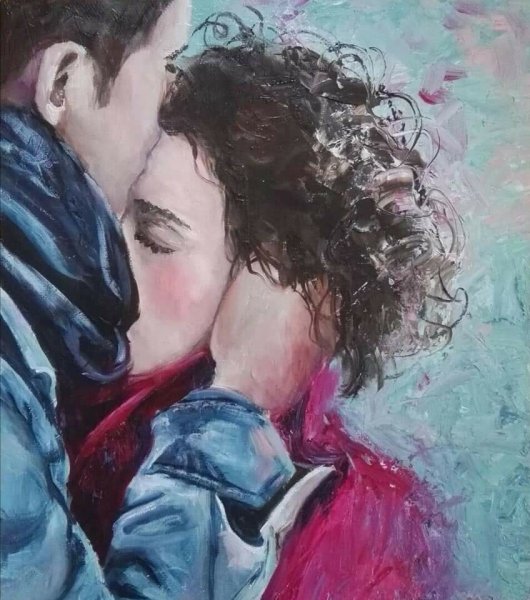 Картина влюбленная пара