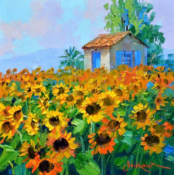 Куинджи Подсолнухи