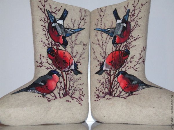 Валенки с тигром