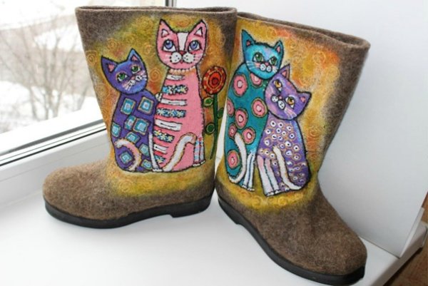 Мастер класс по набиванию рисунка на войлок