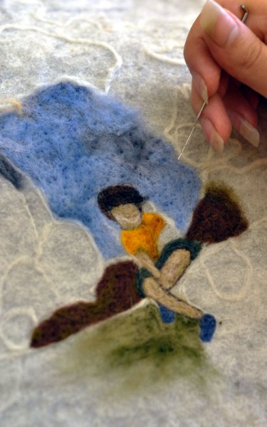 Панно "маки"