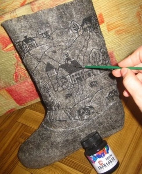 Мокрое валяние шерсти