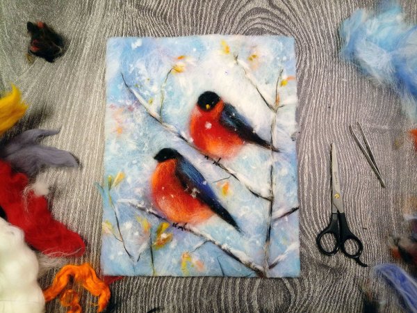 Изделия из шерсти валяние