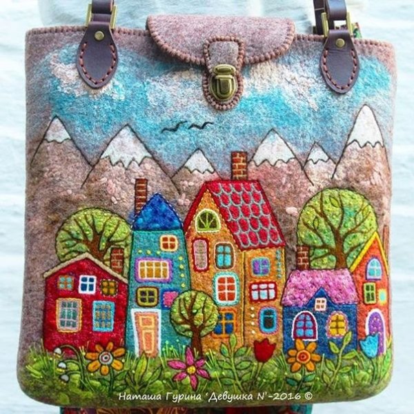 Панно валяние из шерсти