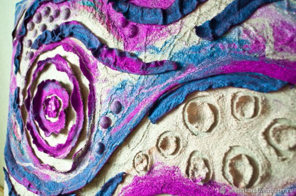 Картины из шерсти