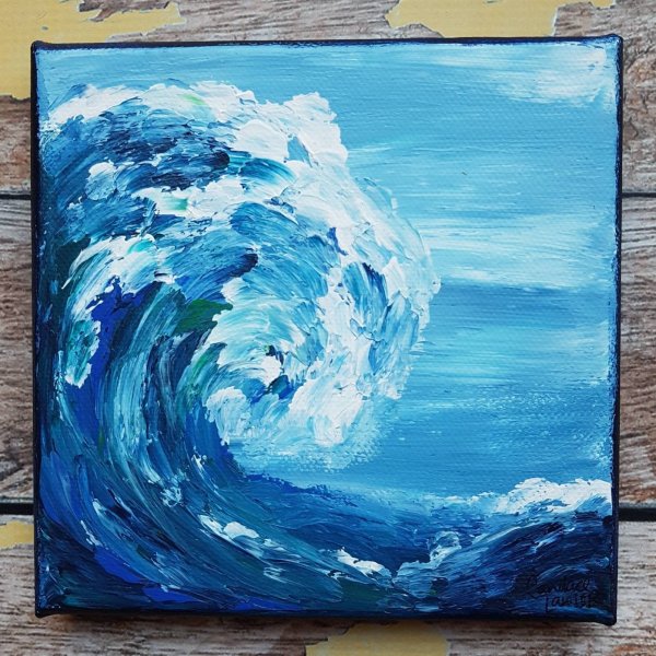 Волны акрилом