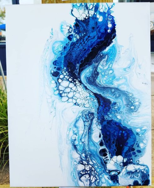 Флюид арт Шелли