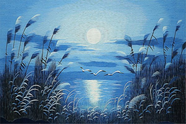 Живопись в синих тонах