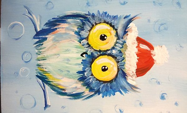 Рисование для детей красками