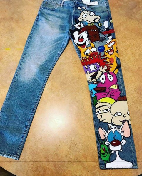 Разрисованные штаны
