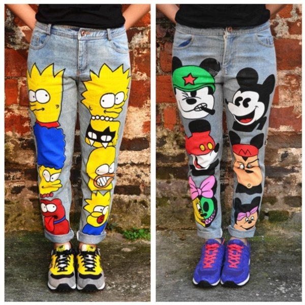 Разрисованные штаны