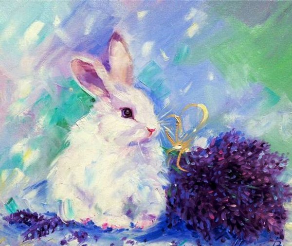 Художник Меценатова Валерия кролик