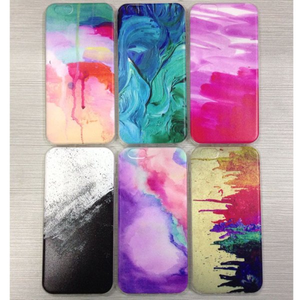 Пейзаж на чехле для телефона