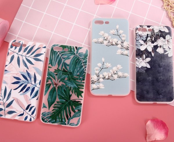 Точечная роспись чехла для телефона