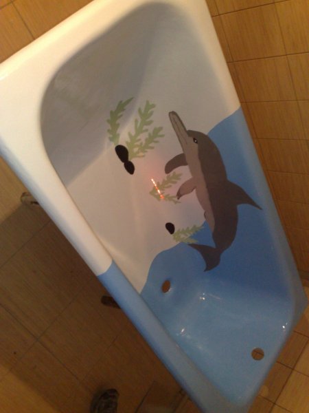 Аэрография ванны