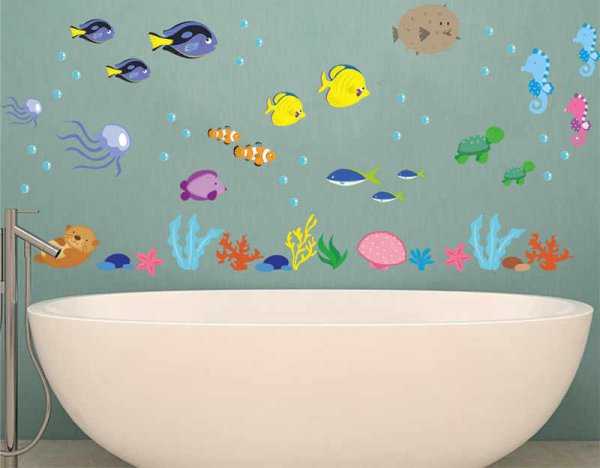 Ванная комната живопись