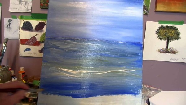 Уроки рисования акрилом