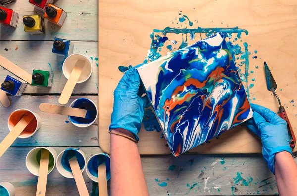 Флюид арт мастер класс