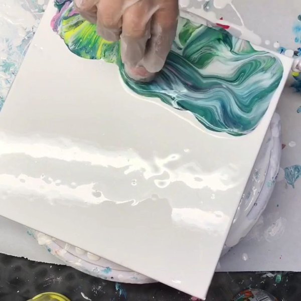 Рисование заливкой акриловые и красками