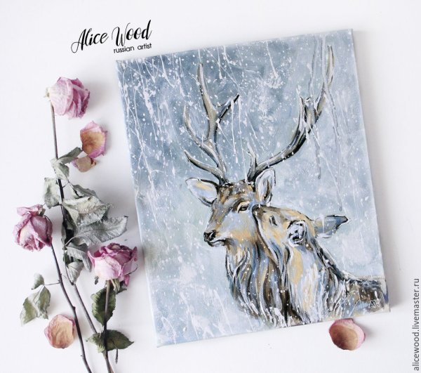 Интерьерная картина новый год