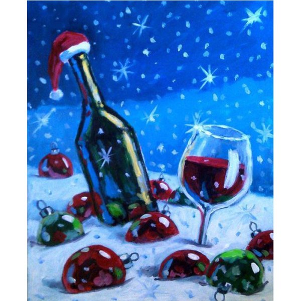 Новогодние картины маслом