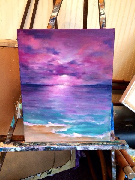 Рисование акрилом