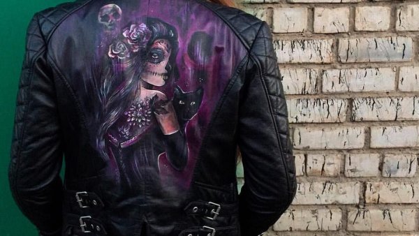 Разрисованные кожанки