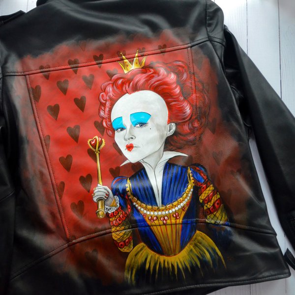 Разрисованные кожаные куртки