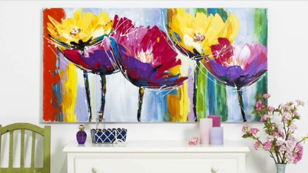 Интерьерная живопись акрилом