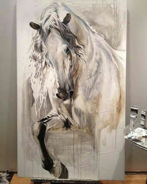 Интерьерная картина лошадь