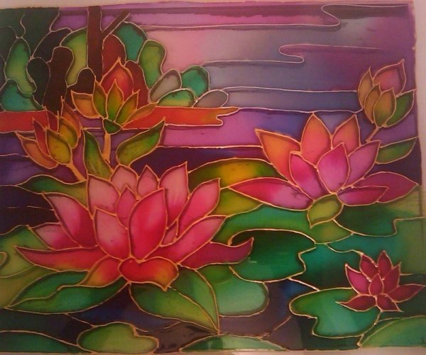 Витражная роспись по стеклу